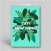 Yay! New House Houseplant Card - Folk Like These